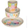 Koziol Connect Peppa Pig 8049713 - Set di 3 piatti piccoli + ciotola + tazza