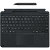 Microsoft Tastiera Microsoft Surface Pro wireless/bluetooth con Slim Pen Nero [8X8-00143]