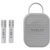 Celly Altoparlante Celly PARTYKIDS2 wireless per bambini con 2 microfoni ed effetti vocali Luci RGB 10W Grigio [PARTYKIDS2GR]