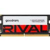 Goodram Ram SODIMM DDR5 32GB Goodram Rival 5600Mhz CL40 1.1V Nero-Rosso [GGEES5-56L40/32G]