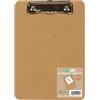 eco-eco Eco118 - Portablocco in masonite con clip in metallo a basso profilo, formato A5