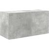 vidaXL Armadietto da Bagno Grigio Cemento 60x25x30 cm in Truciolato