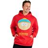 South Park Felpa con Cappuccio Uomo, Comodo Elegante Felpe - Regalo Uomo (Rosso, S)
