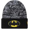 New Era Batman - Cappello in maglia con polsino nero