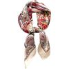 MEISEE '100% Pure Mulberry Silk Square Scarf 27'''x27''-70CM Head Scarf for Women Natural Silk Neckerchief Printed Headscarf'