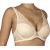 Selene, Bralette in Pizzo con Coppa Foderata Imbottita e Ferretto, Reggiseno Donna Collezione Irina, Colore Avorio, Taglia 3B