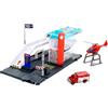 Matchbox- Playset Centro di Salvataggio, con Veicolo Ambulanza, Elicottero e Autotrasportatore, Giocattolo per Bambini 3+ Anni, multicolore, GVY83