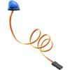 MagiDeal Lampada di Ricambio Rotante Lampeggiante della Polizia, Luce della Polizia a LED, luci LED Lampeggianti RC per Camion Modello 1/10 RC Auto Fai da Te, Blu