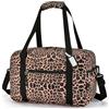 SPAHER Bagaglio a Mano 40x20x25 Ryanair Borsone da Viaggio Impermeabile 20L Borsa da Cabina per Aereo Palestra Weekend Ospedale Donna Uomo Cabin Bag con Tracolla Rimovibile, Leopardo