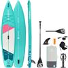 AQUASTIC Touring 11'6″ Inflatable SUP Board | Drop Stitch Lite + struttura a strato singolo | 350 × 79 × 15 cm | spostamento 330 l | Carico massimo 130 kg | Anelli a D per sedile kayak