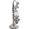 Baoblaze Generic Ornato Cattolica Chiesa Appeso Incensiere, Carbone di Legna Bruciatore di Incenso, Bruciatore di Incenso Turibolo con Catene-Grande per Lo Yoga, Spa - S