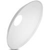 Maclean MCE325 Paralume in Vetro opalino Diametro 25 cm per Plafoniera MCE324 (Paralume)