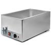 LACOR 69036 - Bagno Marie elettrico 1/1 230 V, grigio, 54 x 34 x 24,5 cm