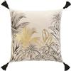 Douceur d'Intérieur Papaya Cuscino sfoderabile, 45 x 45 cm, Cotone e Poliestere Stampato