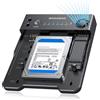 GRAUGEAR Stazione di Clonazione Bidirezionale per HDD SATA da 2,5/3,5, SSD M.2 SATA e M.2 NVMe, Docking Station per Dischi, Lettore, USB 3.2 Gen 2 (10 Gbit/s), USB-C, Ventola Silenziosa