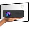 LA VAGUE LV‑HD240 Wi‑Fi Bundle Proiettore LED con Schermo LV‑STA100FP