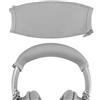 Geekria Headband Cover Replacement for Bose QuietComfort QC35, QC25 Headphones/Headband Protector/Replacement Headband Cushion Pad Repair Parts/Easy DIY installation No Tool Needed (Gray)