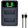 Batmax Rapid PS-BLS5 LCD Dual Built-in USB Caricabatteria per Olympus PS-BLS1 BLS-5 BLS50 E-400 E-420 E-450 E-600 E-620 E-P1 E-P2 E-P3 EVOLT E-410 E-M10E-PL2 E-PL3 E-PL5 E-PL6 E-PL7 E-PL8 E-PM1