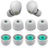 Miruchertter 4 paia di gommini di ricambio per auricolari, 1000 x M5, in silicone, compatibili con Sony WF-1000XM5, WF-1000XM4, in morbido silicone (grigio, M)