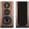 Wharfedale EVO 5.2 Altoparlanti Standmount (Coppia) - Woofer Kevlar da 6,5″, Soft Dome Midrange, Tweeter AMT, Bass Reflex a 3 vie (noce)