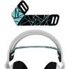 Geekria Fascia in tessuto a rete compatibile con cuffie Logitech G733, G335, G535, parte di riparazione (nero/verde menta)