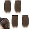 PMELCXD 4PS Cuscinetti per Capelli Soffici per Capelli con Frangia sul Lato Anteriore, Colore Marrone Chiaro