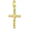 Gioielleria Lucchese Oro Ciondolo Croce Oro Giallo 18kt GL102575