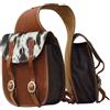 Lakota Saddlery Bisaccia cuoio Basket + crine Naturale
