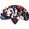 Fender 351 Plettri Heavy Confetti per Chitarra Elettrica 12x | Set 12x plettri rigidi colorati, spessore heavy, per chitarra elettrica e rock, stile confetti, grip sicuro