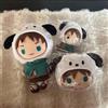 NESSUNA MARCA Attack on Titan Eren Sanrio Pochacco Peluche Set 3 pezzi Portachiavi Face Pouch