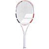 BABOLAT Pure Strike 100 U NC Racchetta, Adulti Unisex, Bianco Rouge Noir (Bianco), 2