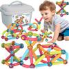 WOOPIE, Set di 76 pezzi di blocchi magnetici educativi per la costruzione.