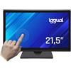 iggual MTL21PX, 54,6 cm (21,5"), 1920 x 1080 px, Full HD, 250 cd/m², capacitivo, 1000:1