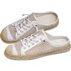 Generic Espadrillas da donna, casual, traspirante, in rete, senza schienale, scarpe basse per l'estate, la spiaggia, le passeggiate quotidiane