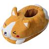 Oshhni Pantofole Corgi Cartoon, Antiscivolo, Comodo Peluche Termico Dimensioni da 35 a 41 Animali Appartamenti Scarpe per la casa per Adulti