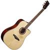 Eko TRI D300ce Chitarra Acustica Elettrificata Dreadnought Cutaway serie "TRI"