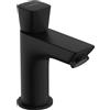 hansgrohe Logis - Rubinetto lavabo per acqua fredda senza scarico, Miscelatore lavabo risparmio idrico (EcoSmart) per bagno/WC ospiti con altezza bocca 79 mm, nero opaco, 71120670