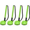 PATIKIL Penne Sicure Con Catena Adesiva E Portapenne Sicurezza Verde 4pz | Penne Per Bancone Reception, Penna Da Scrivania Ricariche Inchiostro Nero, per Scrivania Posto Di Lavoro, Verde Prato