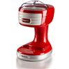Ariete Ice Crusher Party Time 76, Macchina per Ghiaccio e Granite, 30W, Tritaghiaccio con Cestello Removibile, Coperchio Trasparente, Set di Lame in Acciaio Inox, 30W, Rosso