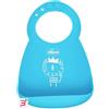 CHICCO (ARTSANA SPA) CHICCO BAVAGLIA SILICONE AZZURRO