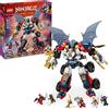 LEGO NINJAGO Mech Ultra Combinatore di Zane - Robot Giocattolo 4 in 1 Separabile