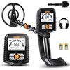 SUNPOW Metal Detector Professionale per Adulti e Bambini Metal Detector Kit Impermeabile per Oro con Display LCD Grande, 4 modalità, Bobina IP68 da 20 cm, Alta Precisione e Stabilità - MD13