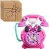 Just Play - Telefono rotativo Disney Junior Minnie Mouse Ring Me con luci e suoni, telefono per bambini, Rosa