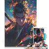 JIANGENNF Puzzle da 1000 pezzi per adulti Samurai infuocati - Risoluzione, gioco rompicapo, divertente antistress, per rafforzare l'amore di coppia 38x26cm