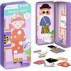 mierEdu Gioco magnetico Box Artista, puzzle magnetico per bambini dai 3 | Gioco educativo magnetico da viaggio, stimola le capacità motoriche e la creatività, gioco da viaggio ideale per viaggi in