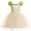 Lito Angels Children's Apparel Lito Angels Vestito Costume da Principessa Ranocchio e il Ranocchio con Accessori per Bambina Taglia 5-6 anni, Verde