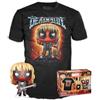 Funko POP & Tee: Deadpool- Heavy Metal - Grande - Figura in vinile da collezione - Giocattoli per bambini e adulti - Fan del film - Modellino per collezionisti