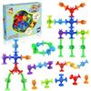 AUAUY 38 Pz Giocattoli Ventosa, Forme di Insetti Colorate, per 3 Anni in Su | Giocattoli Sensoriali, Silicone Material, Giocattoli da Bagno, Giocattoli Montessori, per Bambini, Adulti