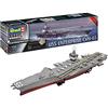 Revell 05173 - Modellino originale fedele della USS Enterprise CVN-65 (Platinum Edition) Level 5 in scala 1:400 per esperti