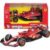 Burago Bburago - F1 Ferrari SF-24 Monza GP 2024#16 Charles Leclerc, Modellino Auto in Scala 1:43, Replica della Vincitrice GP d'Italia, Edizione Speciale Monza Livery, Licenza Ferrari, Età 36+ Mesi